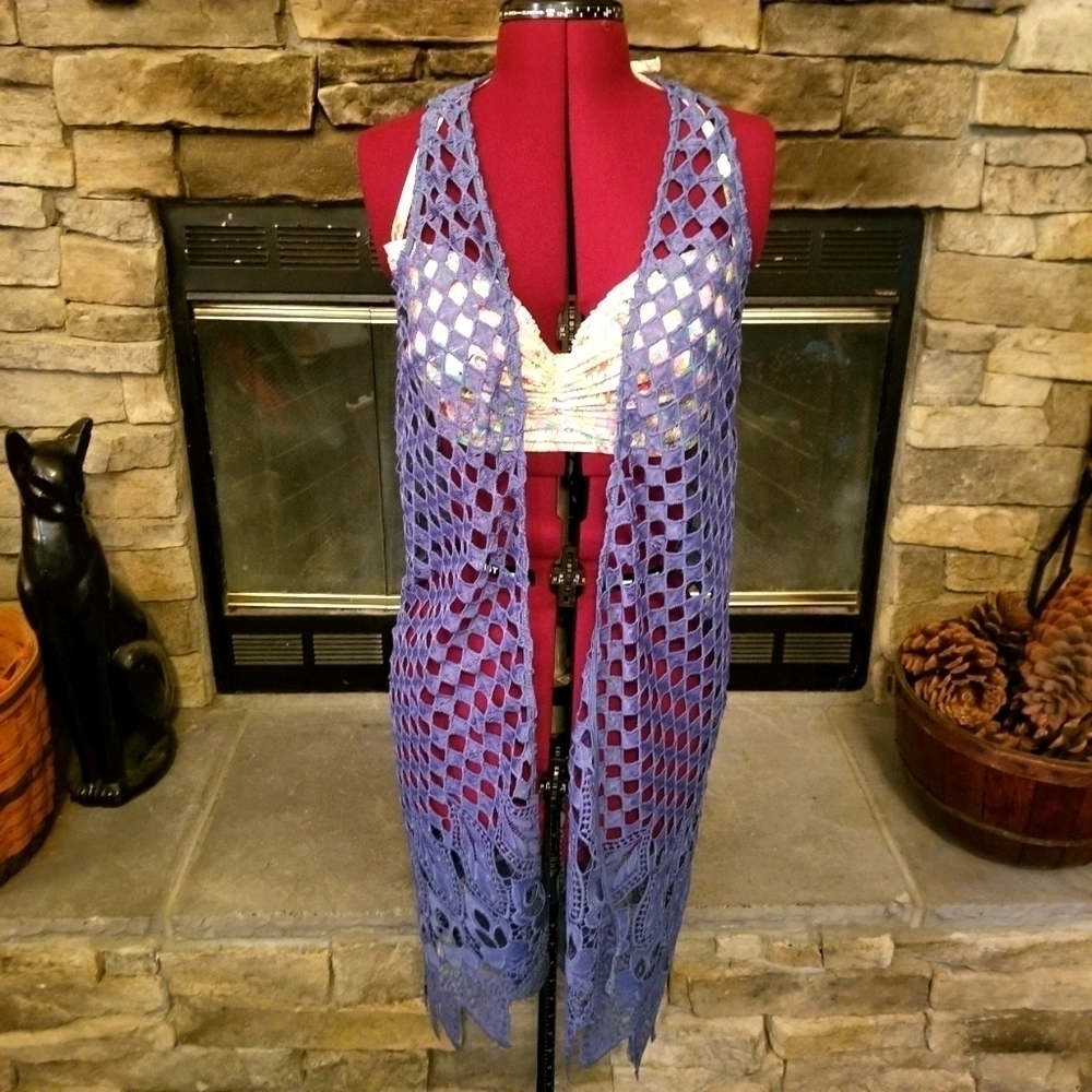 Est. 1946 Blue Lace Kimono